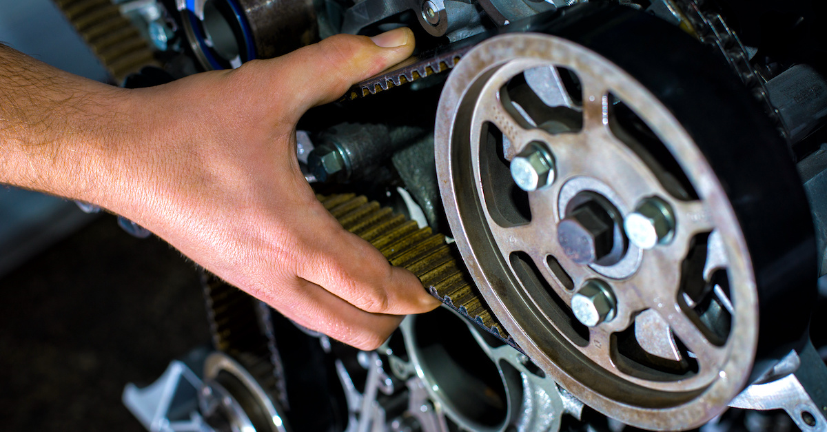 Car clearance belt dressing