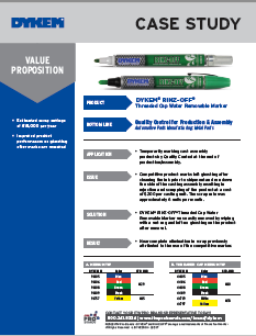 DYKEM® RINZ-OFF® Threaded Cap Water Removable Marker