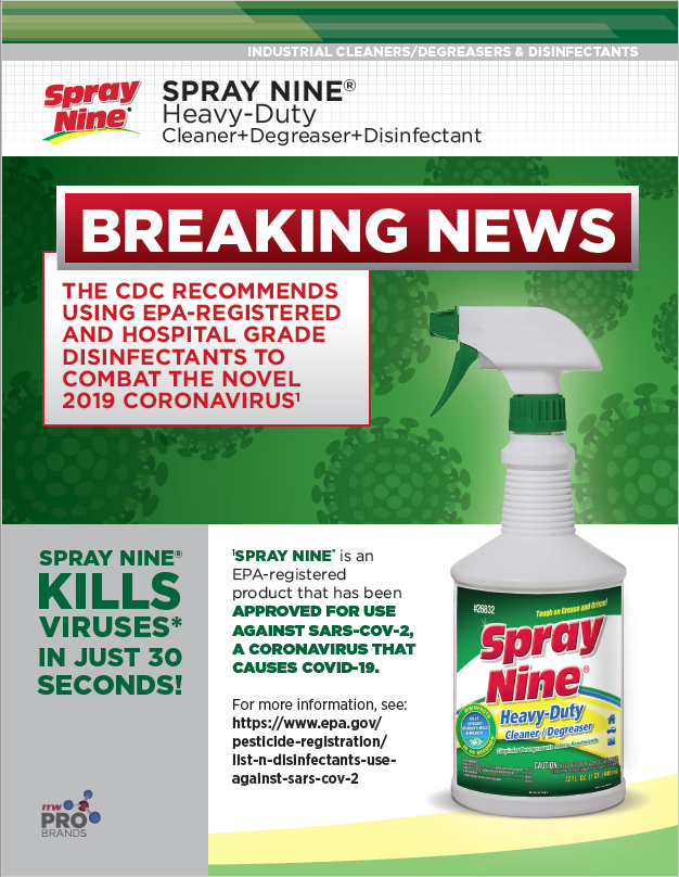 Spray Nine COVID-19 Sell Sheet