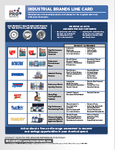 ITW Pro Brands Line Card