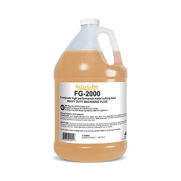 Industrial Food Grade Cutting Oil, BioCut FG 2000