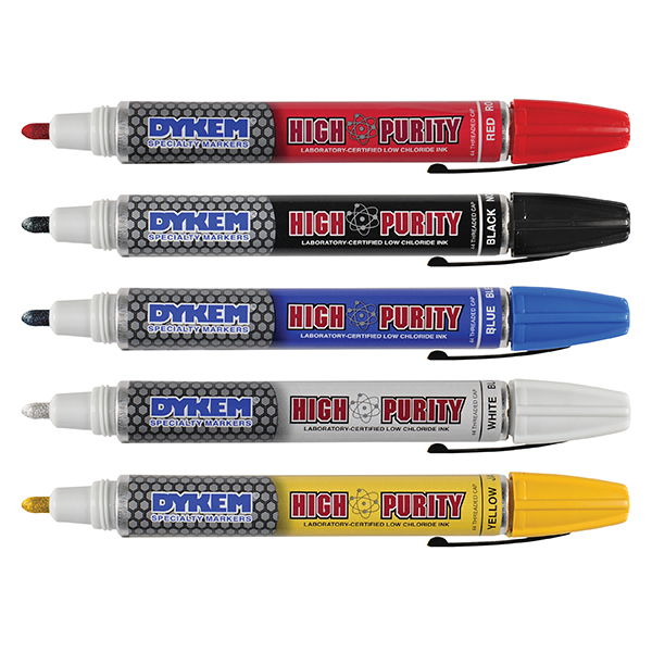 ITW ProBrands DYKEM® High Temp 44 Heat Resistant Felt Tip Paint Marker  Yellow