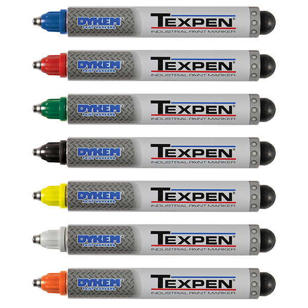 Texpen 253-16084-C White Broad Tip Paint Marker - Pack of 12, 1