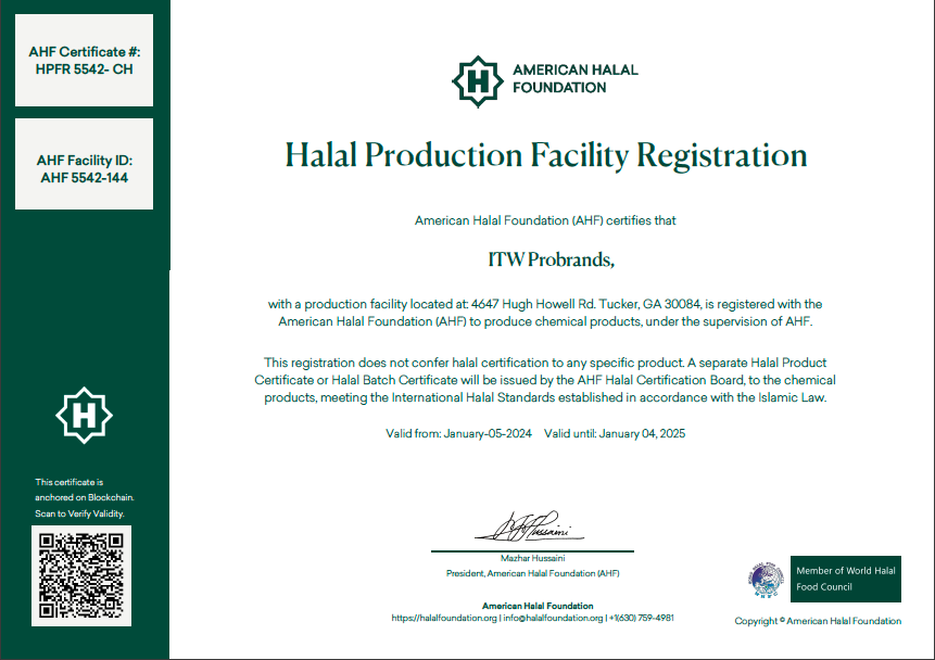 Halal Production Facility Registration