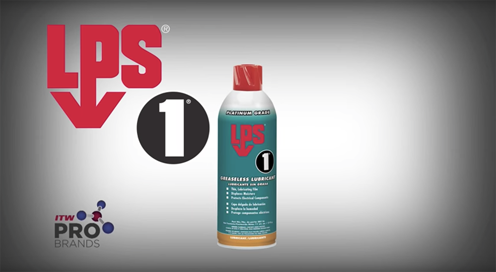LPS 1 Greaseless Lubricant: Displacing Moisture