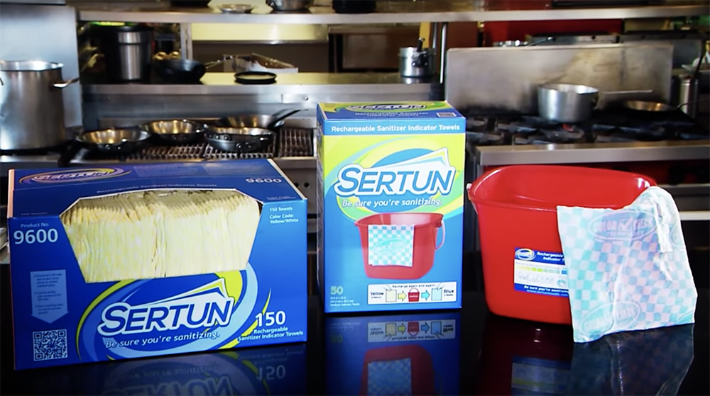 SERTUN TOWELS: Sanitize and avoid food contamination